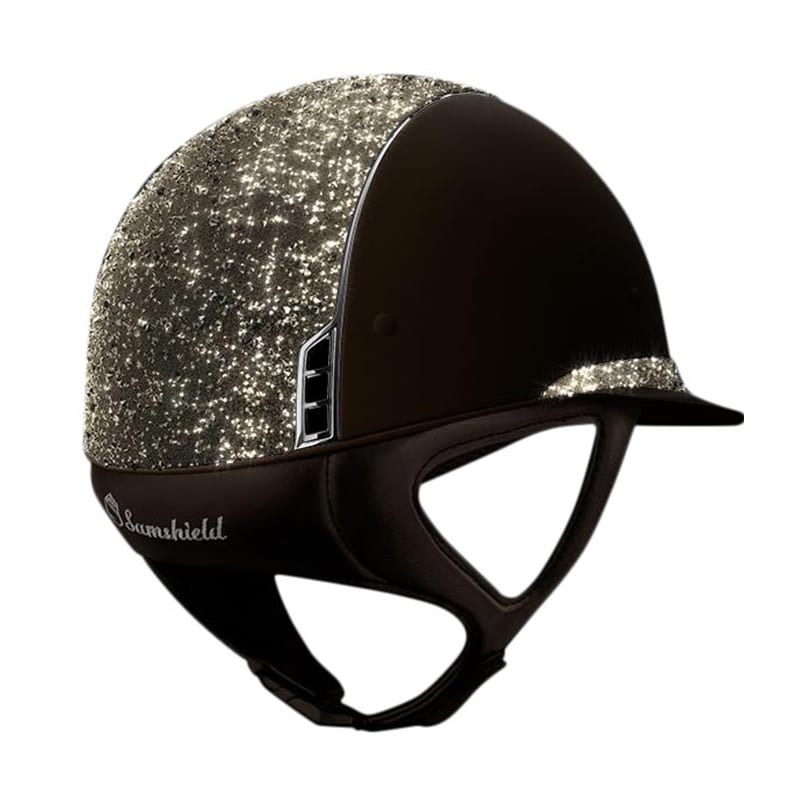 Helmet Samshield 1.0 Miss Shield Shadowmatt Medley Chrome Silver - My  Riding Boots